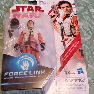 Hasbro Star Wars Poe Dameron (Resistance Pilot) Force Link 3.75 Figure